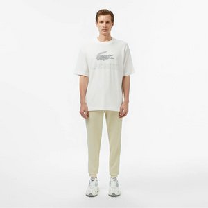 Мужские хлопковые спортивные брюки Lacoste, бежевый, арт. xh2627