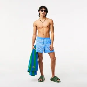 Мужские купальные шорты Lacoste, голубой, арт. 11899