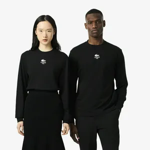 Мужская хлопковая футболка Lacoste Classic Fit, черный, арт. TH8135