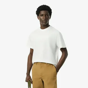 Мужская хлопковая футболка Lacoste, белый, арт. TH5949