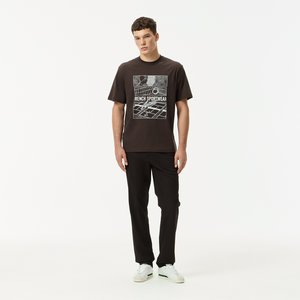 Мужские брюки Lacoste из эластичного хлопка, коричневый, арт. hh3332