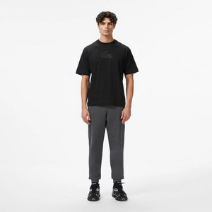 Мужские хлопковые спортивные брюки Lacoste Relaxed Fit, серый, арт. xh2605