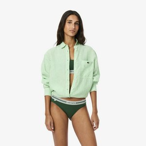 Женское нижнее бельё Lacoste из эластичного хлопка, зеленый, арт. 8F1333