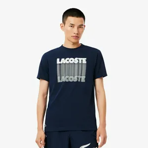 Мужская хлопковая футболка Lacoste, синий, арт. TH4781