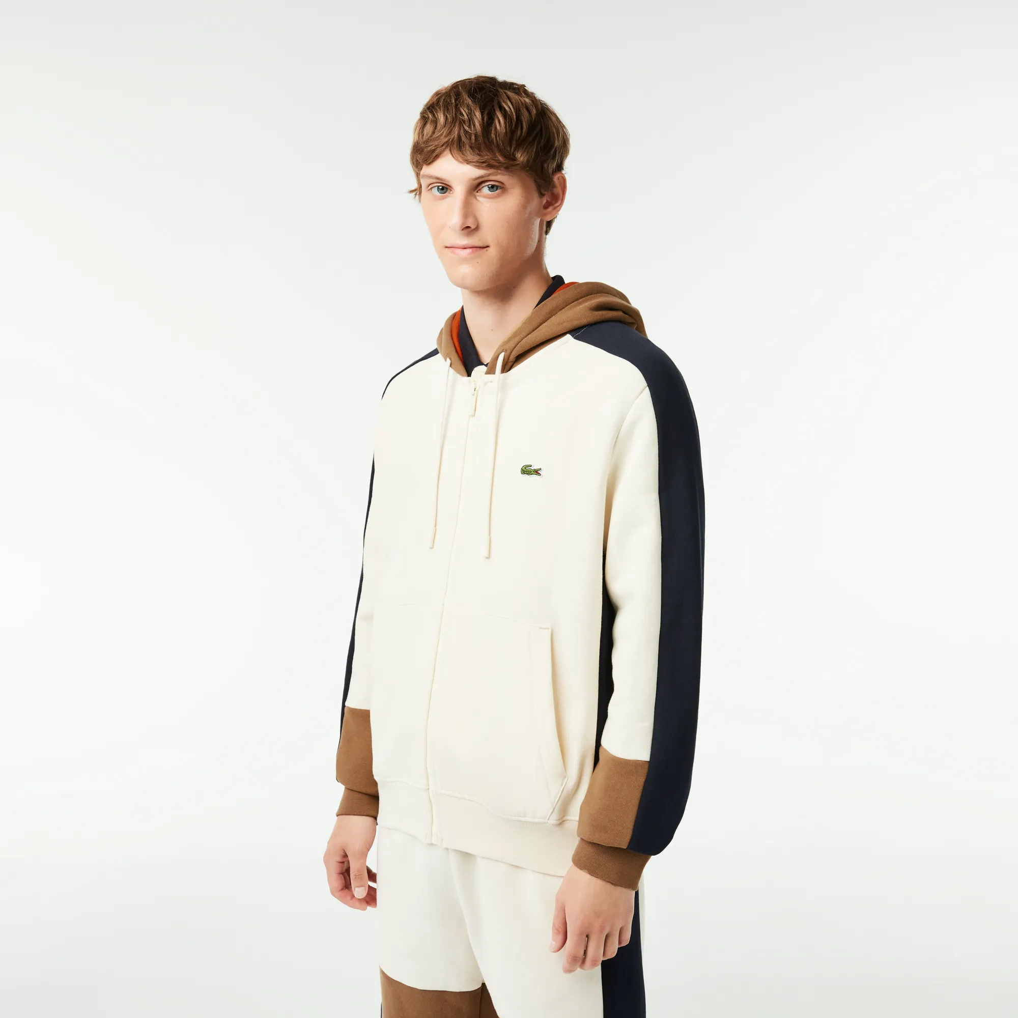 Мужская толстовка Lacoste с флисом, разноцветный, арт. sh1301