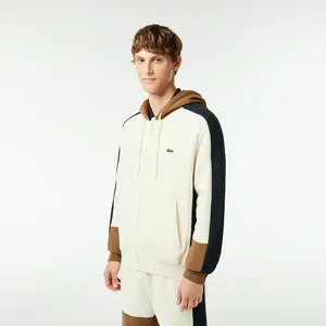 Мужская толстовка Lacoste с флисом, белый, арт. SH1301
