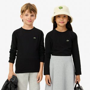Футболка Lacoste хлопковая, черный, арт. tj1123