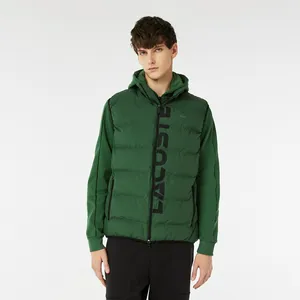 Стёганный жилет Lacoste с высоким воротом, зеленый, арт. bh2407