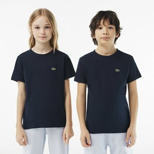 Детская футболка Lacoste из хлопка, синий, арт. tj1122