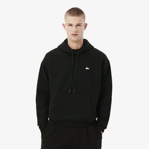 Хлопковый свитшот Lacoste Loose Fit, черный, арт. SH7842