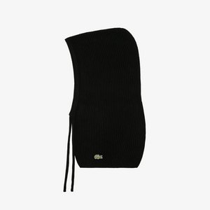 Вязаная шапка-балаклава Lacoste, черный, арт. RB2503