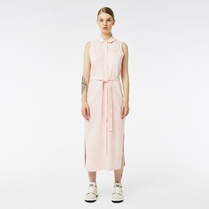 Платье Lacoste с поясом без рукавов, розовый, арт. ef1107c