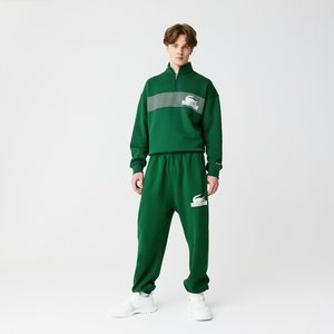 Спортивные брюки Lacoste Relaxed Fit из хлопка, зеленый, арт. xh5585