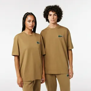 Футболка Lacoste OVERSIZED Unisex из органического хлопка, коричневый, арт. TH0062