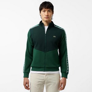 Лонгслив Lacoste на молнии, зеленый, арт. sh2517