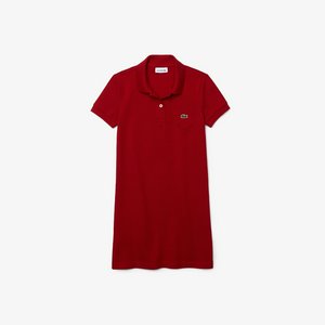 Детское платье Lacoste из хлопка, красный, арт. EJ2816
