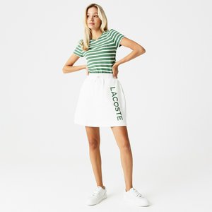 Юбка Lacoste с эластичным поясом, белый, арт. JF0303