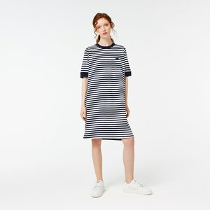 Платье Lacoste в полоску, синий, арт. EF0303