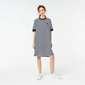 Платье Lacoste в полоску, синий, арт. EF0303