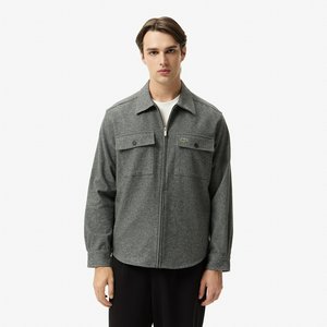 Мужская рубашка Lacoste с нагрудными карманами, серый, арт. ch2551