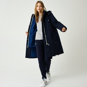 Женская парка Lacoste с утепленной подкладкой, синий, арт. BF2489