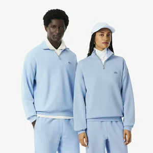 Хлопковый свитшот Lacoste Loose Fit, голубой, арт. SH7759