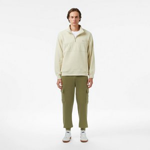 Мужские хлопковые спортивные брюки Lacoste REGULAR FIT, хаки, арт. xh2601