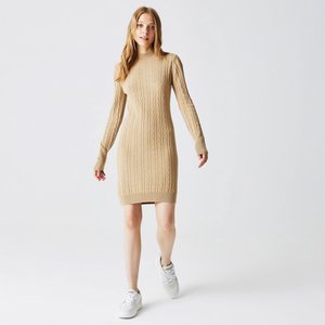 Платье Lacoste с длинными рукавами, коричневый, арт. ef2163