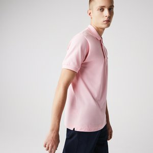 Мужское поло Lacoste Classic Fit, розовый, арт. l1212