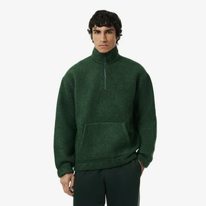 Мужской хлопковый свитшот Lacoste Loose Fit, зеленый, арт. sh5463