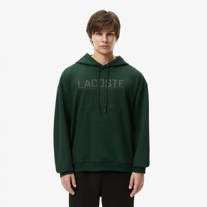 Свитшот Lacoste оверсайз, зеленый, арт. sh2604r
