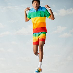 Поло Lacoste x Polaroid, многоцветный, арт. ph2082