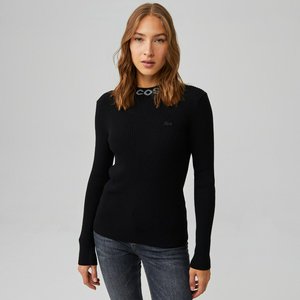 Женский свитер Lacoste Slim Fit, черный, арт. af2302