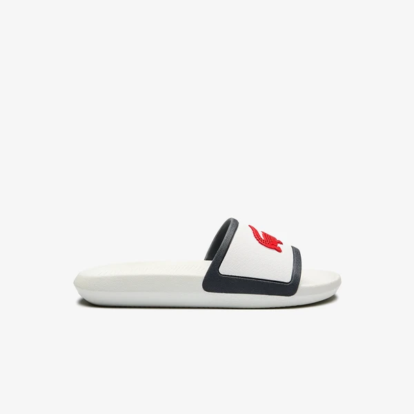 Пантолеты Lacoste CROCO SLIDE, белый, арт. 739cfa0044
