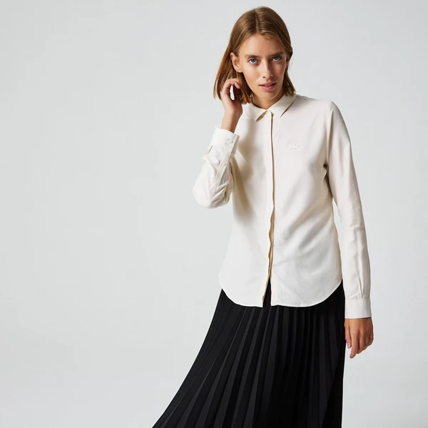 Женская сорочка Lacoste Classic Fit, белый, арт. cf2212