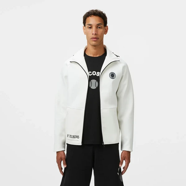 Толстовка Lacoste из эластичного хлопка, белый, арт. sh0501