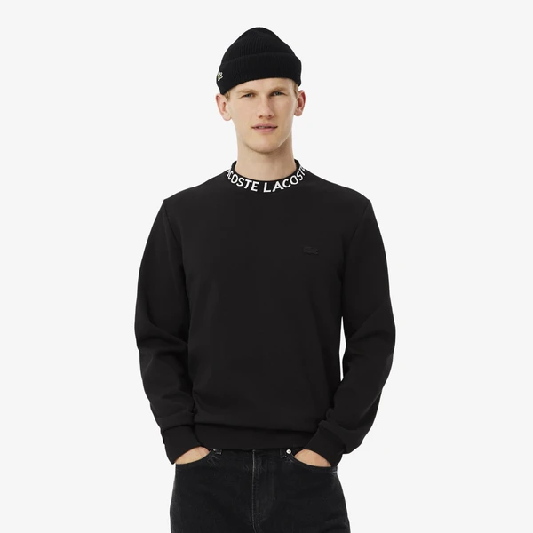 Мужская толстовка Lacoste из органического хлопка, черный, арт. sh9542