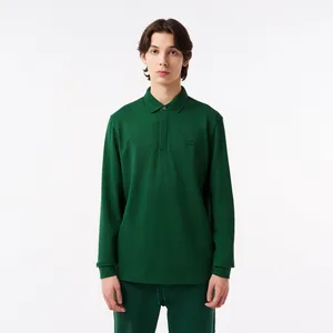 Поло Lacoste с длинным рукавом, зеленый, арт. PH2481P