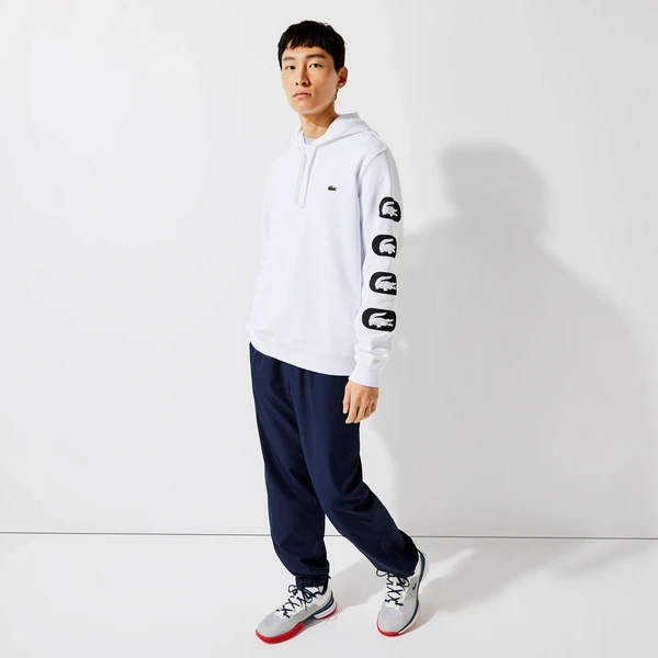 Худи Lacoste с капюшоном, белый, арт. sh6903