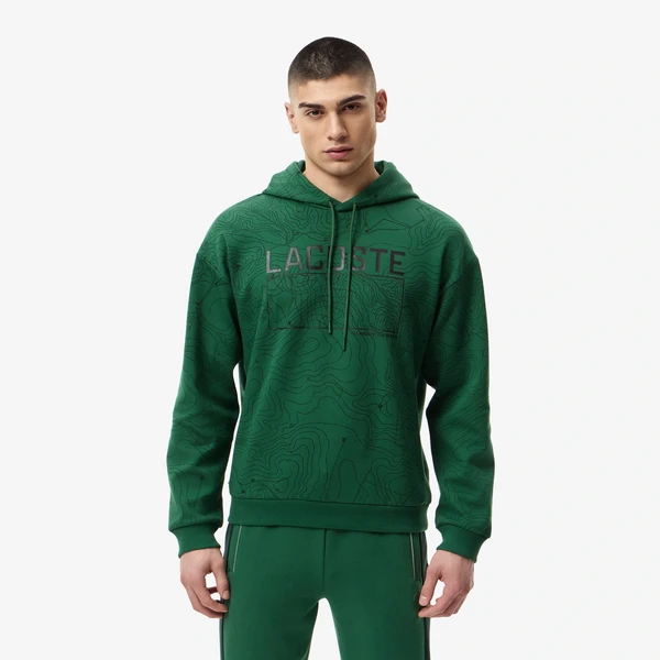 Свитшот Lacoste OVERSIZE FIT, зеленый, арт. sh2604r