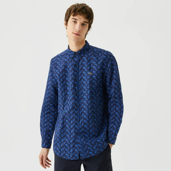 Рубашка Lacoste Regular Fit, синий, арт. ch0315