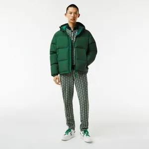 Мужская стеганая куртка Lacoste, зеленый, арт. bh3522