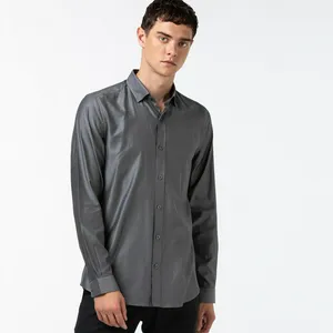 Мужская рубашка Lacoste Slim Fit, черный, арт. CH2101