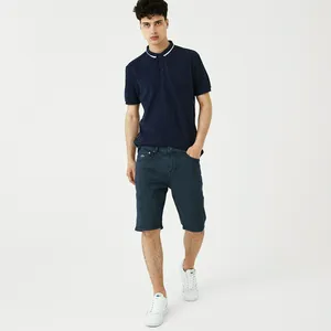 Мужские джинсовые шорты Lacoste, синий, арт. FH0952