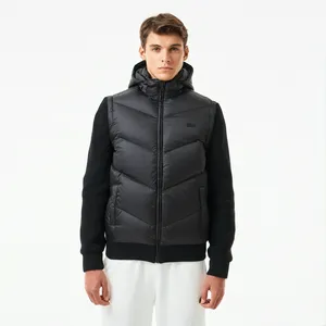 Мужская куртка-безрукавка Lacoste с отстегивающимися рукавами, черный, арт. BH2212R