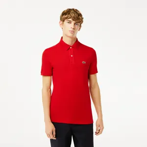 Мужское поло Lacoste L.12.12 Slim Fit, красный, арт. PH4012