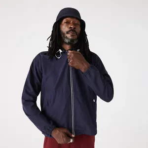 Мужская ветровка Lacoste с капюшоном, синий, арт. BH2512
