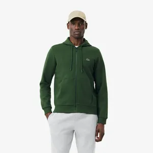 Мужская толстовка Lacoste с флисом, зеленый, арт. SH9626