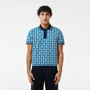 Мужское трикотажное поло Lacoste, разноцветный, арт. AH7672