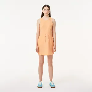 Женское платье Lacoste с поясом без рукавов, оранжевый, арт. EF0414